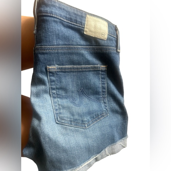 AG EX Boyfriend roll-up jean, short size 26 - Picture 2 of 7